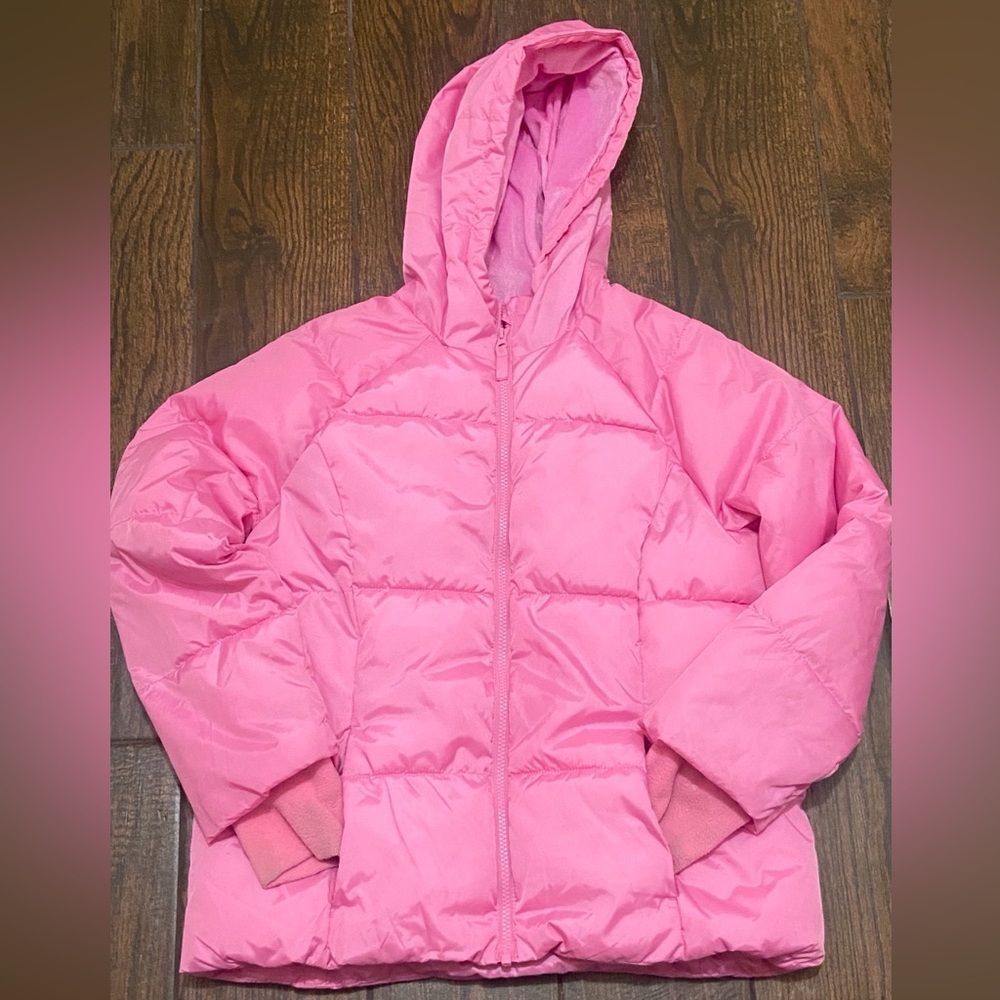 🥰Swiss Tech Pink Hooded Jacket Kids Size XXL (18)